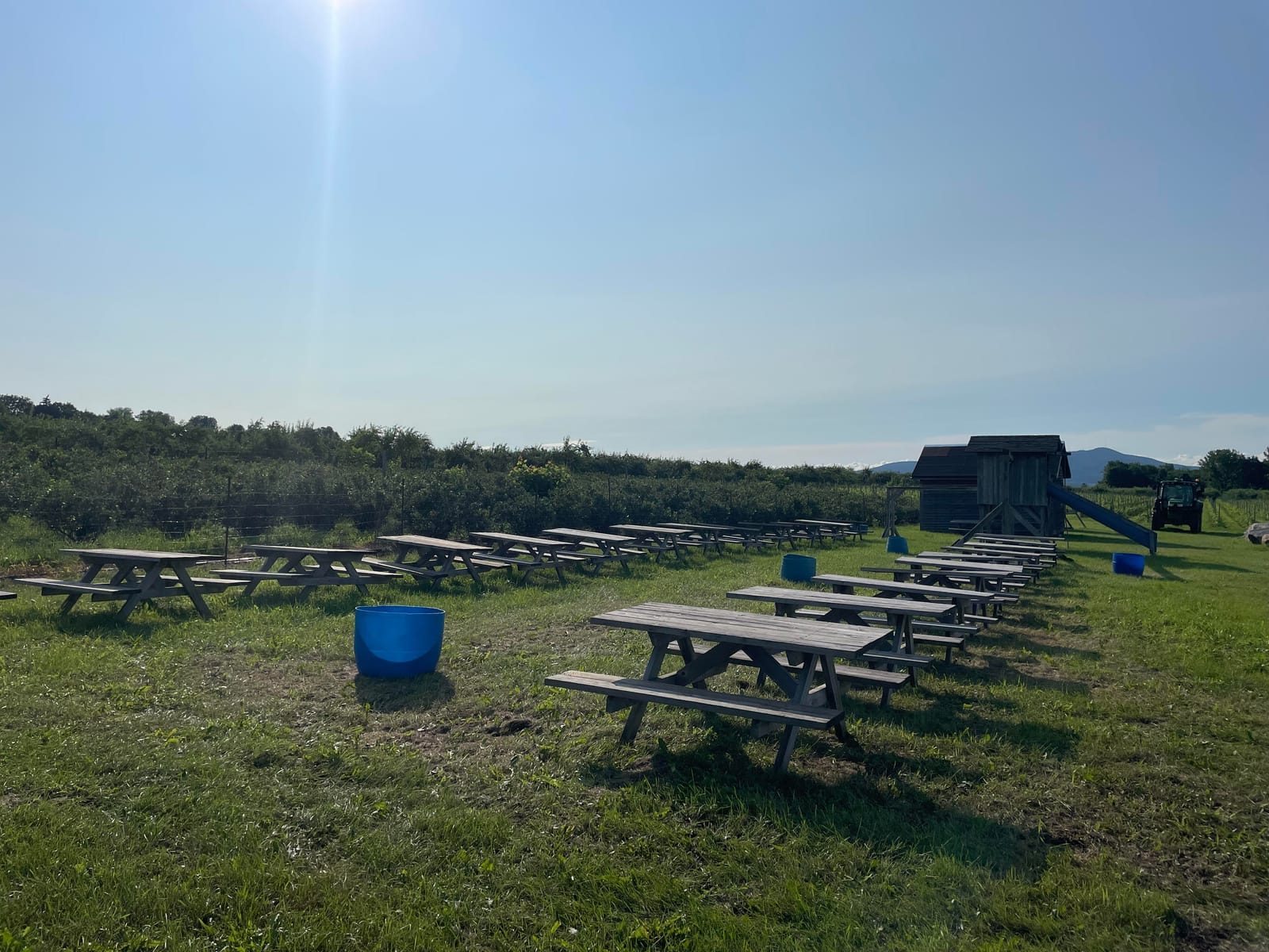Tables à pique-nique